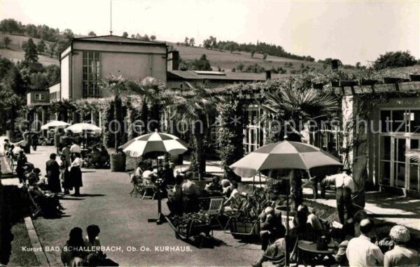 Bad Schallerbach Kurhaus Cafe Restaurant Terrasse