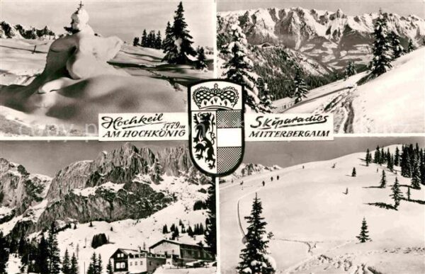 Muehlbach Hochkoenig Hochkeil Skiparadies am Hochkönig Mitte