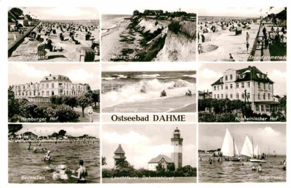 Dahme Ostseebad Strand Hohes Ufer Promenade Holsteinisc