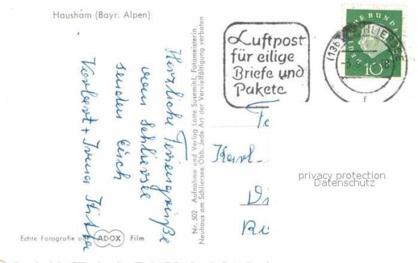 Hausham Panorama Ortsansicht mit Kirche Edelwei – Bild 2