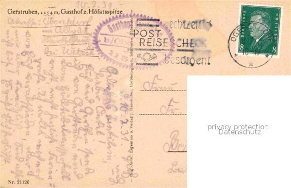 Gerstruben Gasthof zur Höfatsspitze Alpen – Bild 2