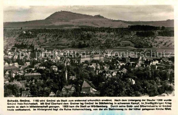 Schwaebisch Gmuend Panorama Geschichte