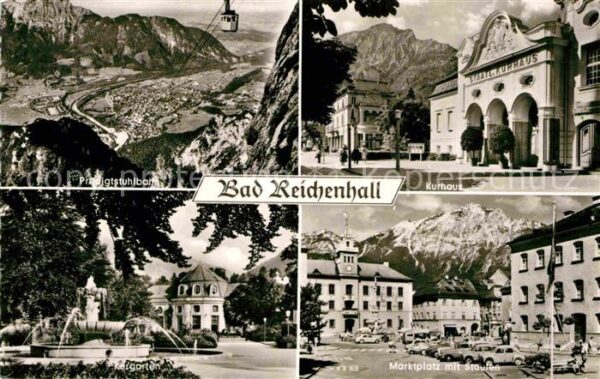 Bad Reichenhall Panorama Predigtstuhlbahn Kurhaus Markt