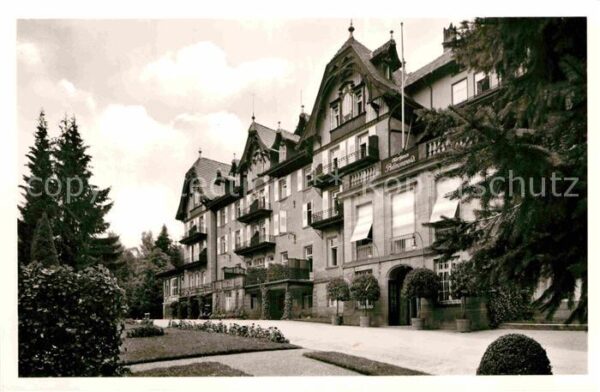 Freudenstadt Kurhaus Palmenwald Höhenluftkurort Schw
