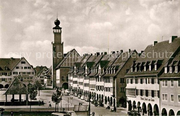 Freudenstadt Partie am Marktplatz Höhenluftkurort Sc