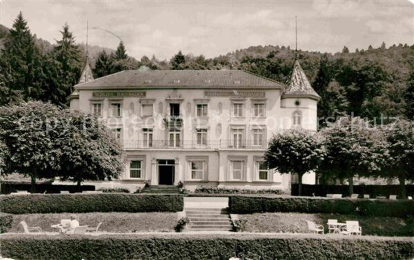 Badenweiler Sanatorium Schloss Hausbaden Thermalkur