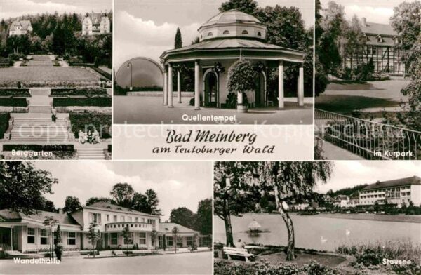 Bad Meinberg Berggarten Quellentempel Kurpark Wandel