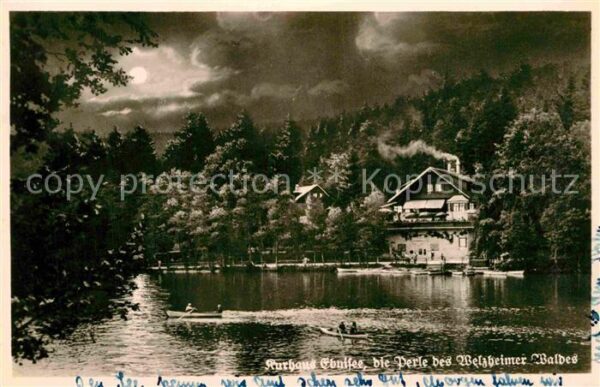 Welzheim Kurhaus Hotel Ebnisee Bootfahren