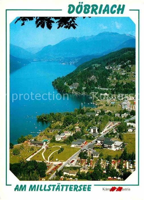 Doebriach Millstaettersee Fliegeraufnahme