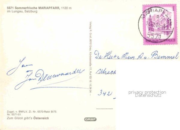 Mariapfarr Sommerfrische Alpen Fliegeraufnahme – Bild 2