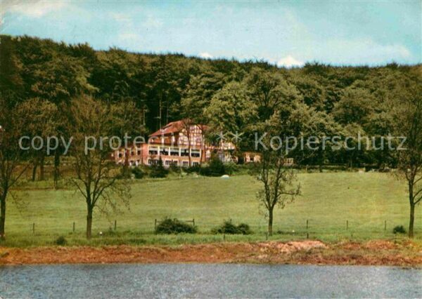 Braunschweig Wald und Pensionshaus Reitling im Elm