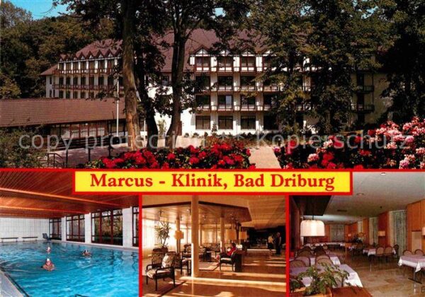 Bad Driburg Marcus Klinik Hallenbad Halle Restauran