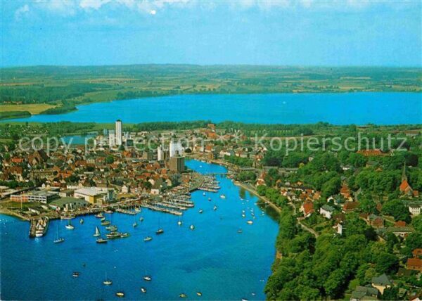 Eckernfoerde Ostseebad Fliegeraufnahme