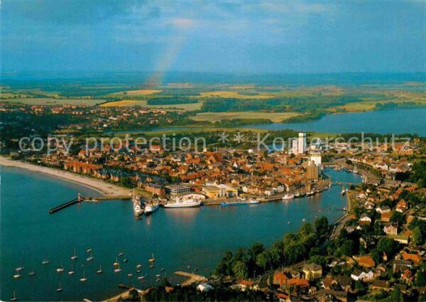 Eckernfoerde Ostseebad Fliegeraufnahme