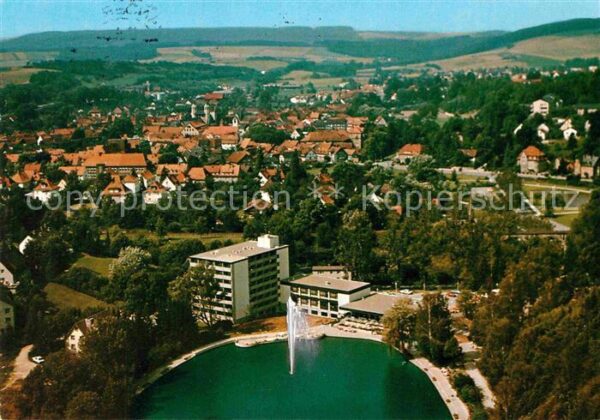 Bad Gandersheim Seekurheim Seeterrassen Fliegeraufnahme