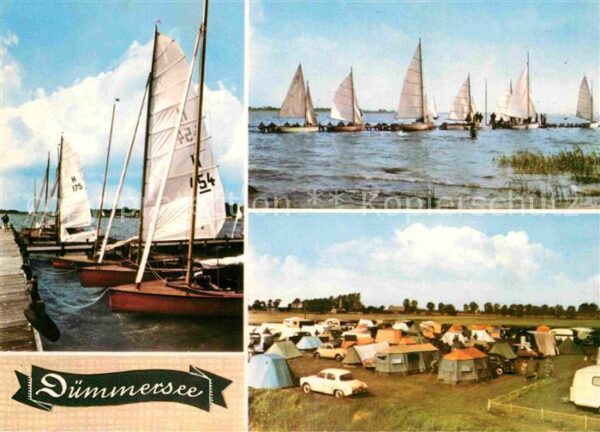 Lembruch Landungssteg Segelboote Camingplatz