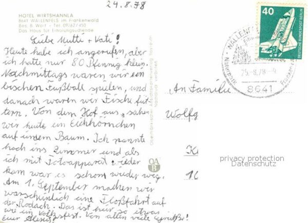Wallenfels Oberfranken Teilansichten mit Hotel Wirtshannla Pan – Bild 2