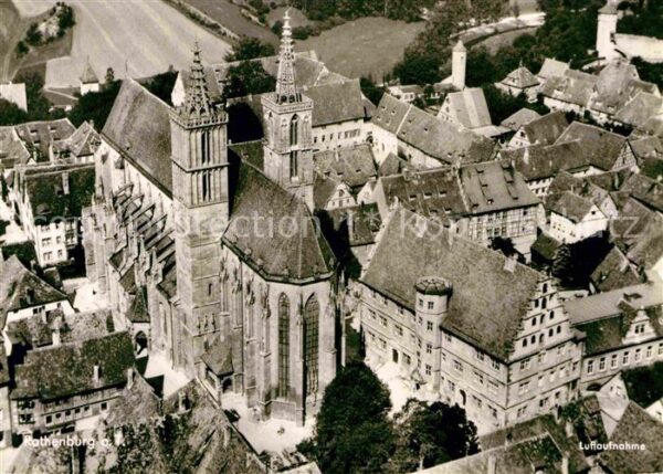 Rothenburg Tauber St Jakobskirche Altstadt Fliegeraufnahm