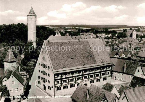 Dinkelsbuehl 1000jährige Stadt Jugendherberge Turm