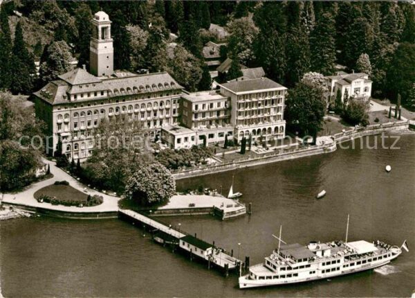 Lindau Bodensee Hotel Bad Schachen Landungssteg Dampfer
