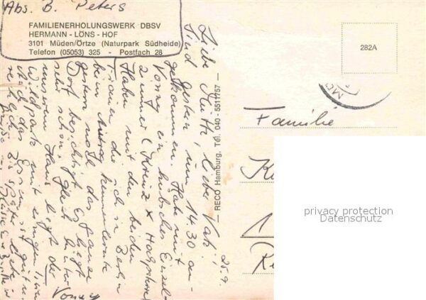 Mueden Oertze Familienerholungswerk DBSV Hermann Löns – Bild 2
