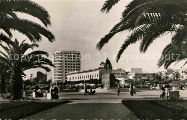 Casablanca Statue et Place Lyautey Monument