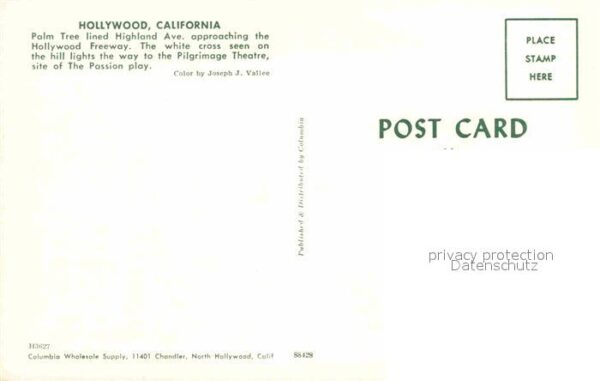 Hollywood California Palm Tree line Highland Avenue Hollywoo – Bild 2