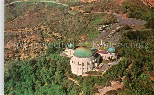 Los Angeles California Griffith Planetarium aerial view