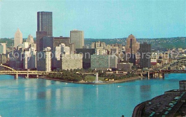 Pittsburg Pennsylvania Point State Park Junction of the Allegh