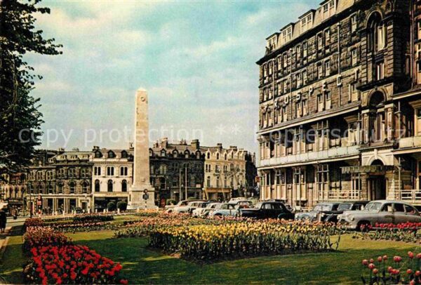 Harrogate UK War Memorial from Prospect Place