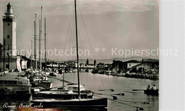 Rimini Porto Canale Hafen Kanal