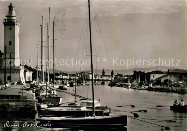 Rimini Porto Canale Hafen Kanal