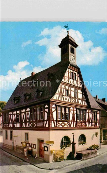Seeheim-Jugenheim Rathaus 16. Jhdt. Fachwerkhaus Luftkuro
