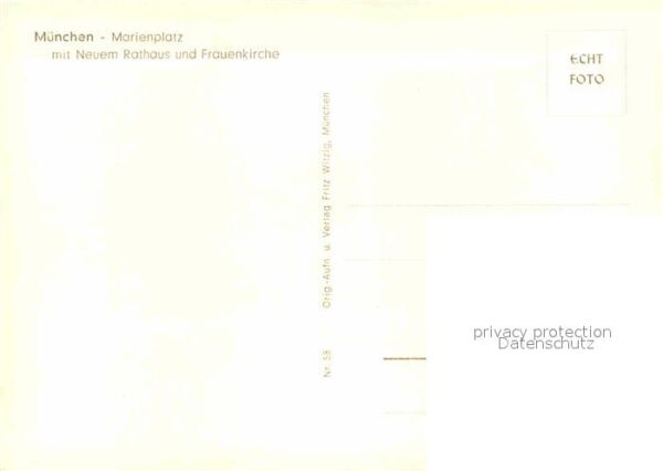 Muenchen Marienplatz Rathaus Frauenkirche – Bild 2