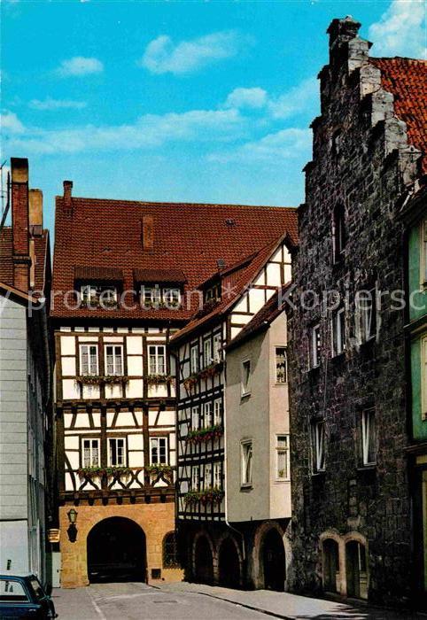 Coburg Neugasse Münzmeisterhaus gotischer Stei