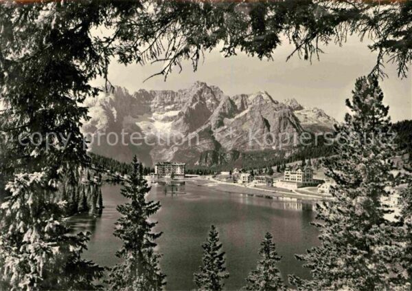 Misurinasee Panorama Lago di Misurina Sorapis Dolom