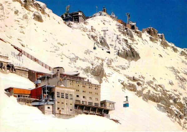 Zugspitze Berghotel Schneefernerhaus mit Seilbahn