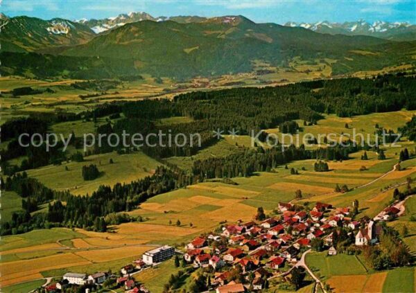 Mittelberg Oy Luftkurort Alpenpanorama Fliegeraufnahm