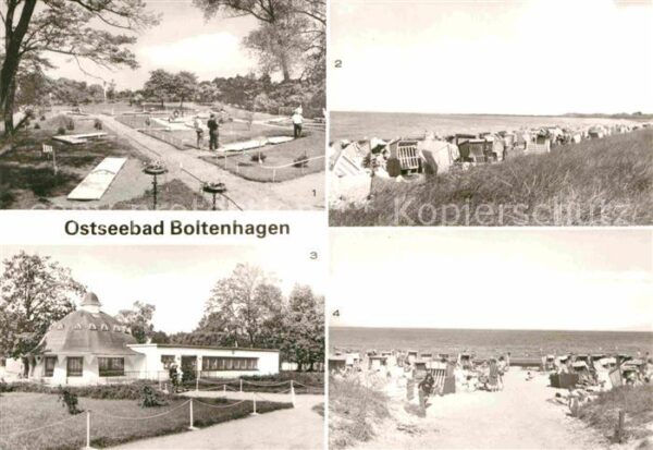 Boltenhagen Ostseebad Minigolfanlage Konsumgaststätte Strand