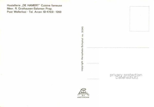 Wellerlooi Hostellerie De Hamert luchtopname – Bild 2