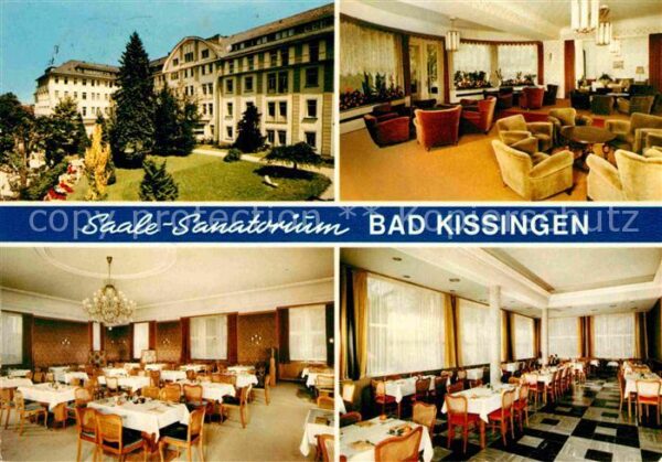 Bad Kissingen Saale Sanatorium Aufenthaltsraum Speise