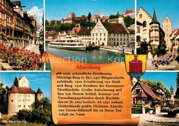 Meersburg Bodensee Steigstrasse Marktplatz Altstadt Bootsa