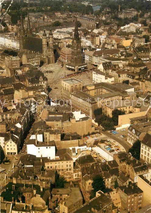 Halle Saale Zentrum Luftbildserie der Interflug