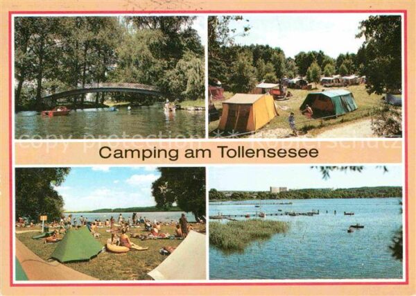 Neubrandenburg Brücke Oberbach Campingplatz Seglerhafe