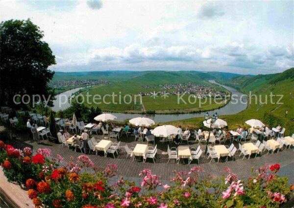 Leiwen Mosel Hotel Zummelhof Restaurant Terrasse Fer