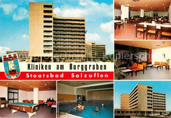 Bad Salzuflen Kliniken am Burggraben Hallenbad Billar