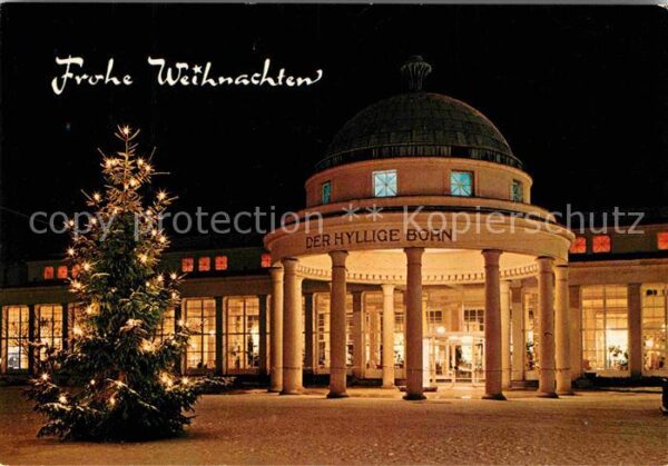Bad Pyrmont Am Hylligen Born Weihnachtskarte Neujah
