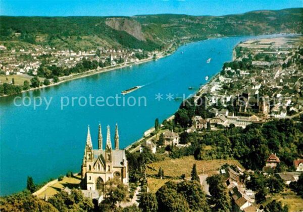 Remagen Panorama Rheintal mit Apollinariskirche