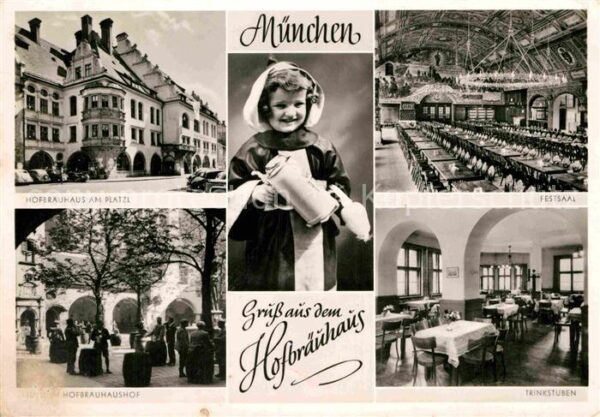 Muenchen Hofbräuhaus am Platzl Festsaal Trinkstu