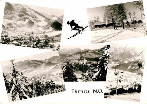 Tuernitz Niederoesterreich Panorama Wintersportplatz Alpen Sessell